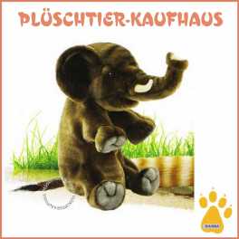 Hansa Plüschtier Handpuppe Elefant 4040