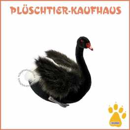 Hansa Toys- Plüschtier Schwan, schwarz-4084